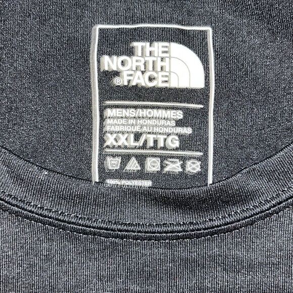 Black The North Face half dome Print Logo T-Shirt performance polyester XXL - Picture 3 of 4